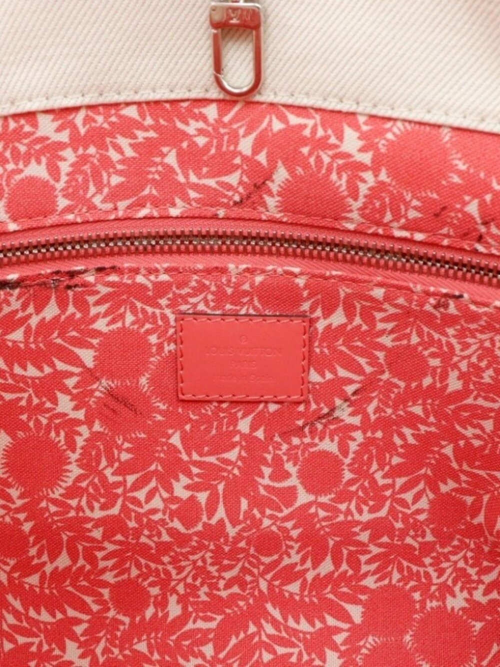 LOUIS VUITTON Hippo MM Tote Bag M94502 2014 Summer Collection Coraille Ivo. - Picture 7 of 12